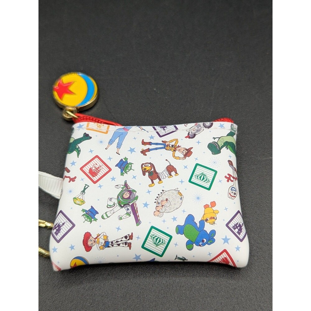 Disney Parks Toy Story Keychain Mini Pouch Coin Stash Purse Zip-Up NWT